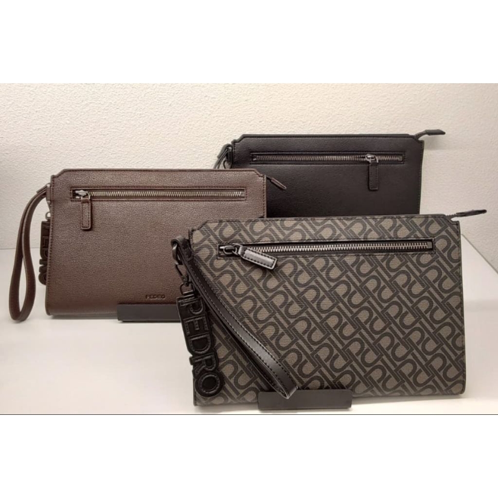 3200471 Tas Clutch Pria PEDRO 100% Original