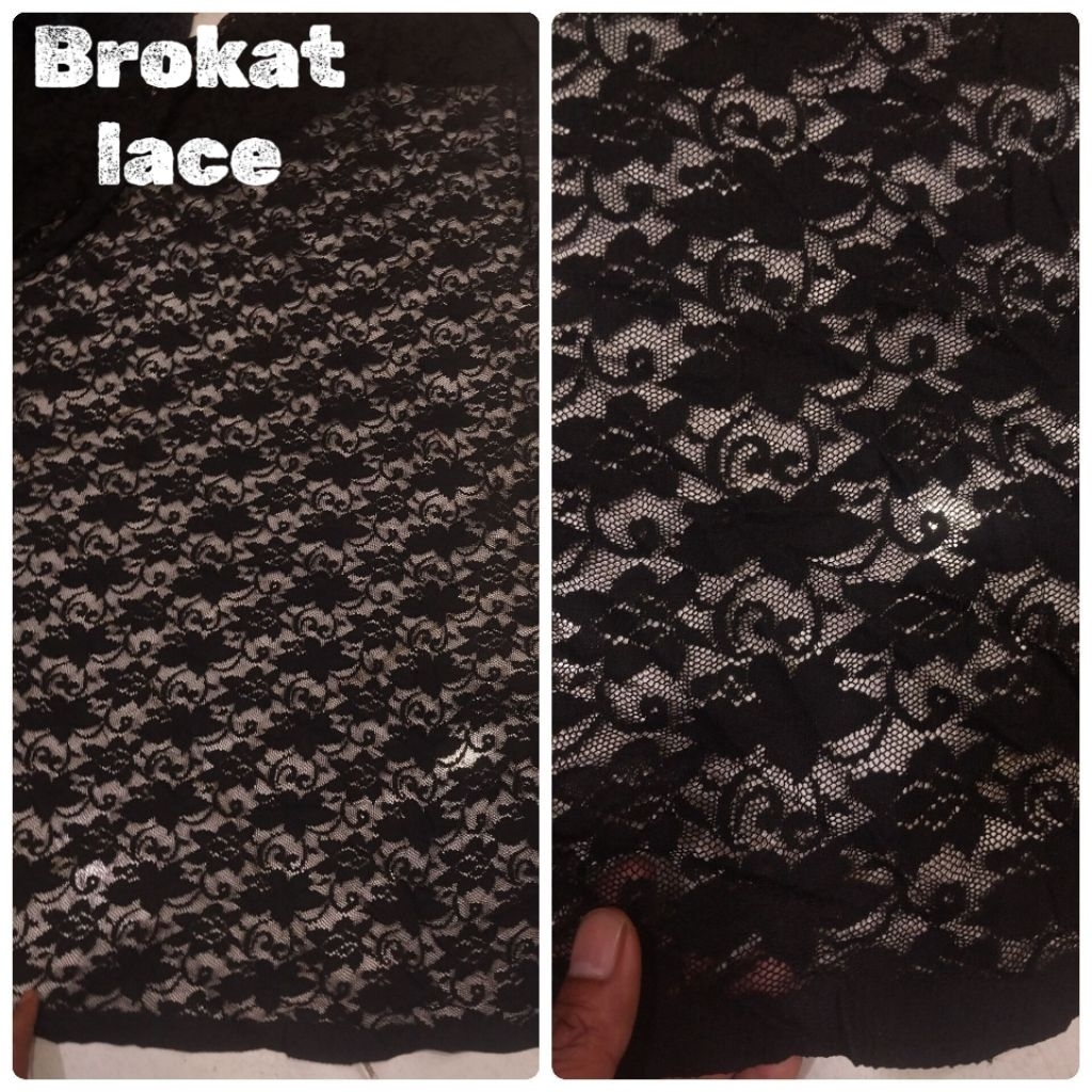Kain/Bahan/BRUKAT LACE/Premium/Impor