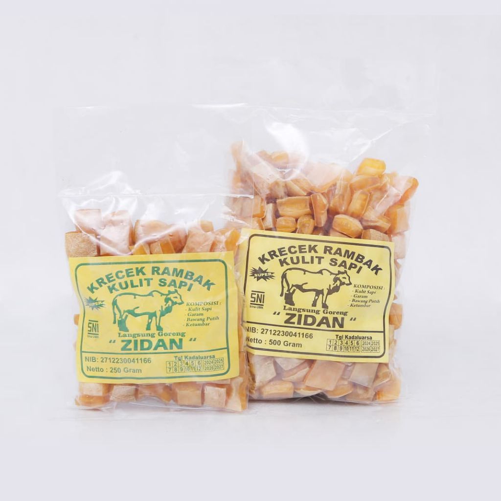 

Krecek rambak kulit sapi dorodok varian kotak