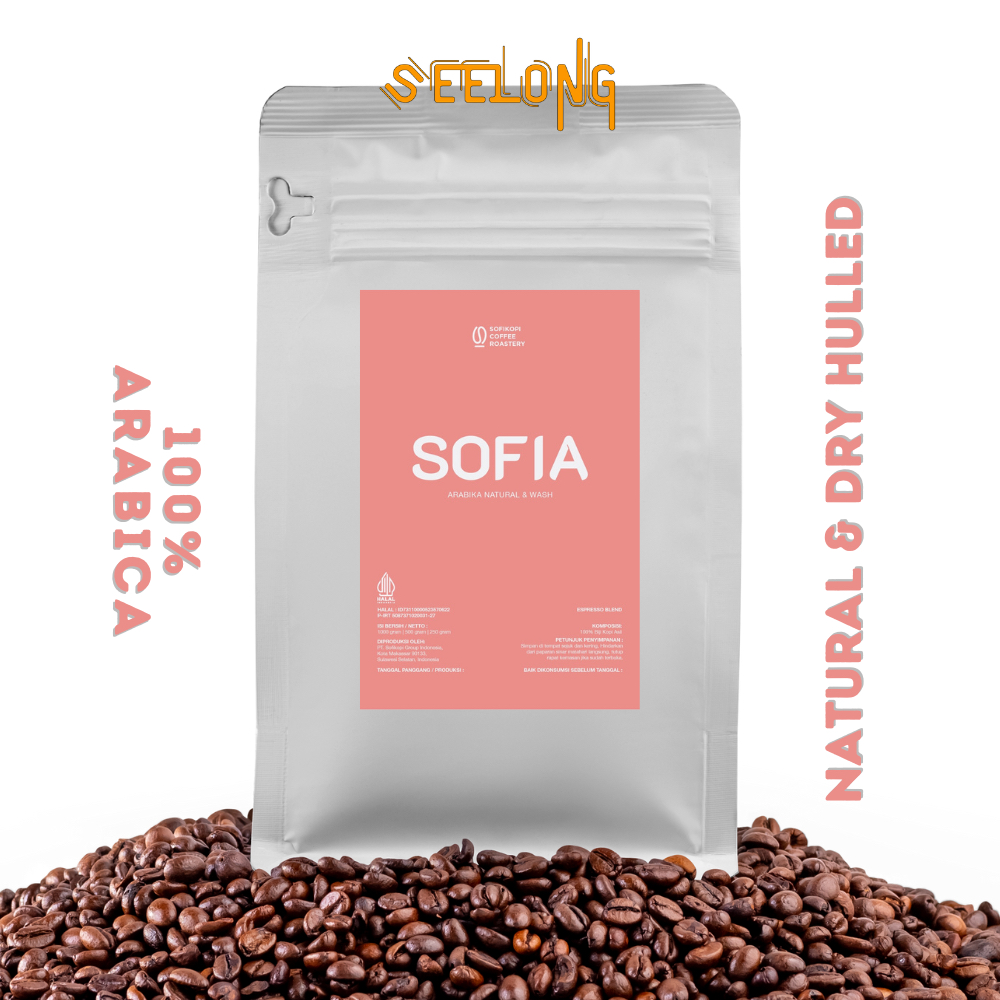 

Special Coffee Sofia - 100% Arabica Natural & Dry Hulled - Biji atau Bubuk Kopi Spesial Arabika Natural & Dry Hulled