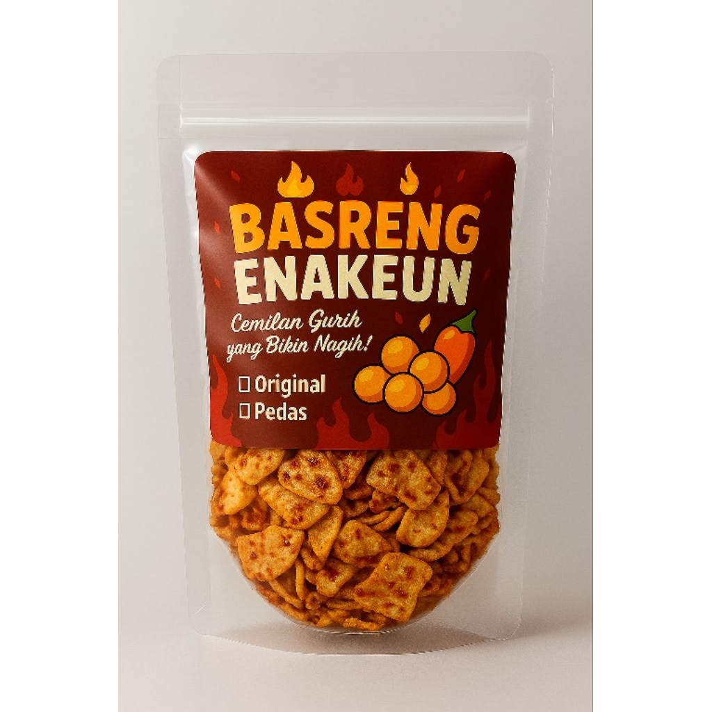 

Basreng 1kg Bakso basreng rasa pedas gurih daun jeruk nagih