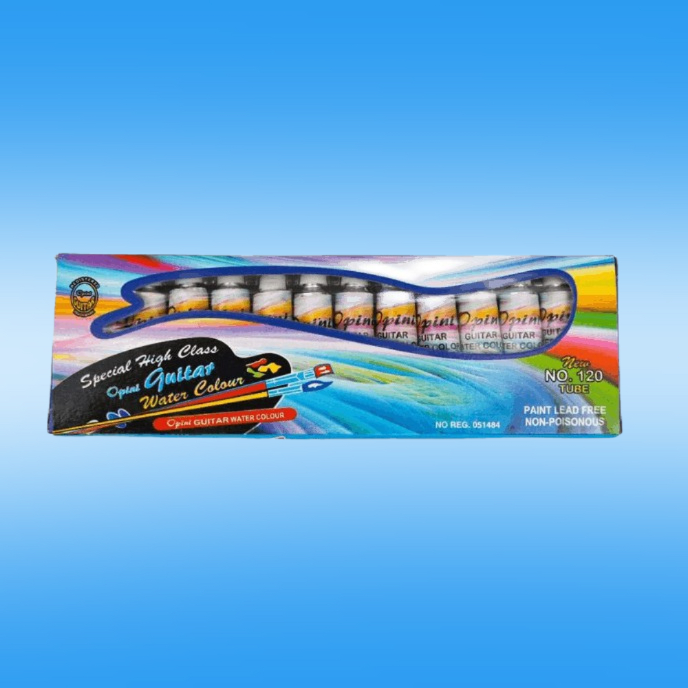 

Cat Air Opini Guitar - Set 12 Warna Premium, Warna Cerah & Mudah Dipakai