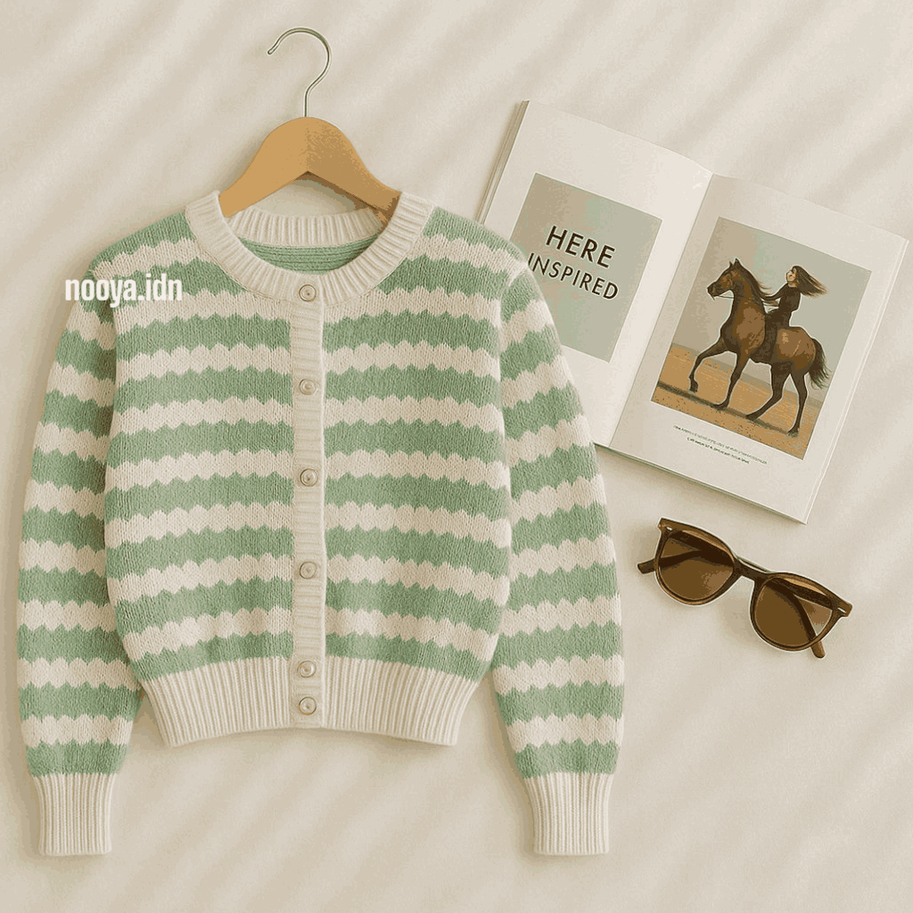 SALE NOOYA CARDIGAN RAJUT KNITWEAR WANITA NANAS