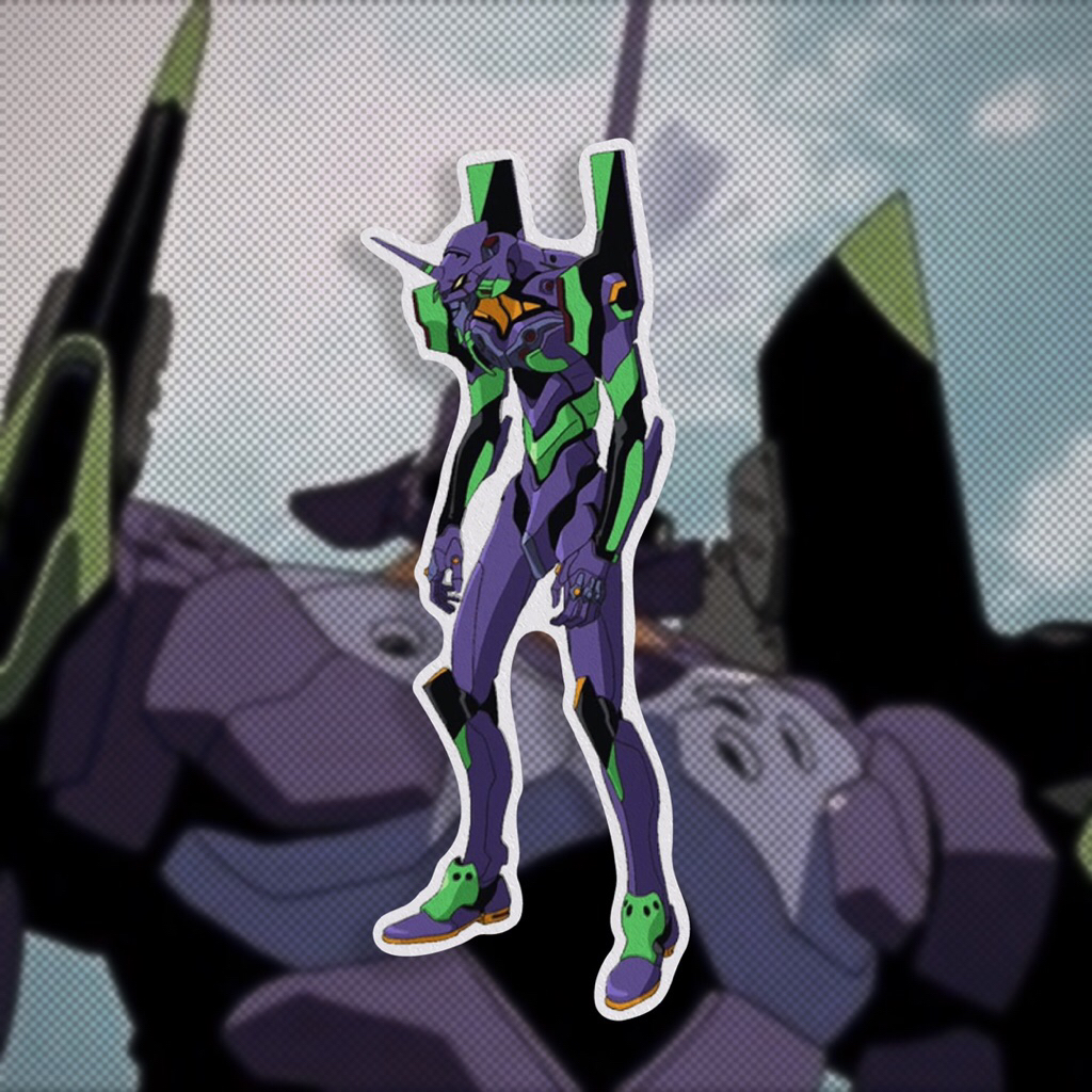 

Neon Genesis Evangelion Eva-01 Vinyl Sticker - Film Sticker | Movie Stiker | TV Series | Cinema | Laptop | Tumbler
