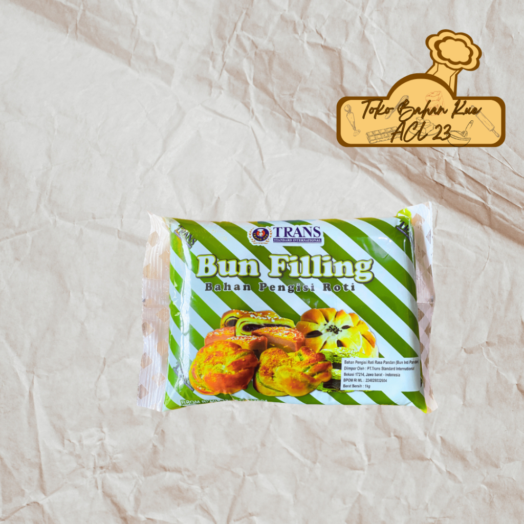 

Filling Kacang Hijau Pandan/Isian Kacang Hijau Trans/Bun Filling Trans/Bahan Pengisi Roti Pandan 1Kg