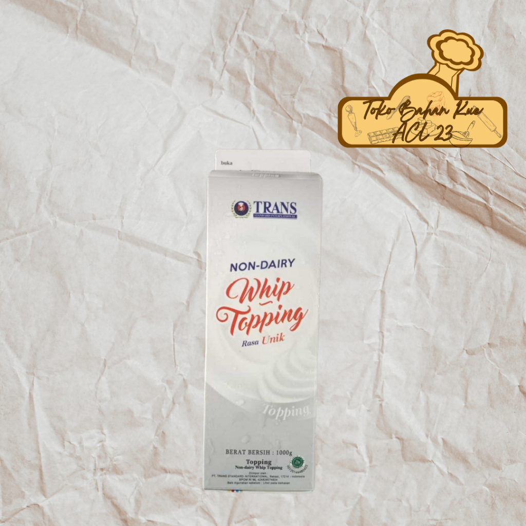 

Whip Cream Topping Trans Silver/Whip Topping Trans Silver 1000gr