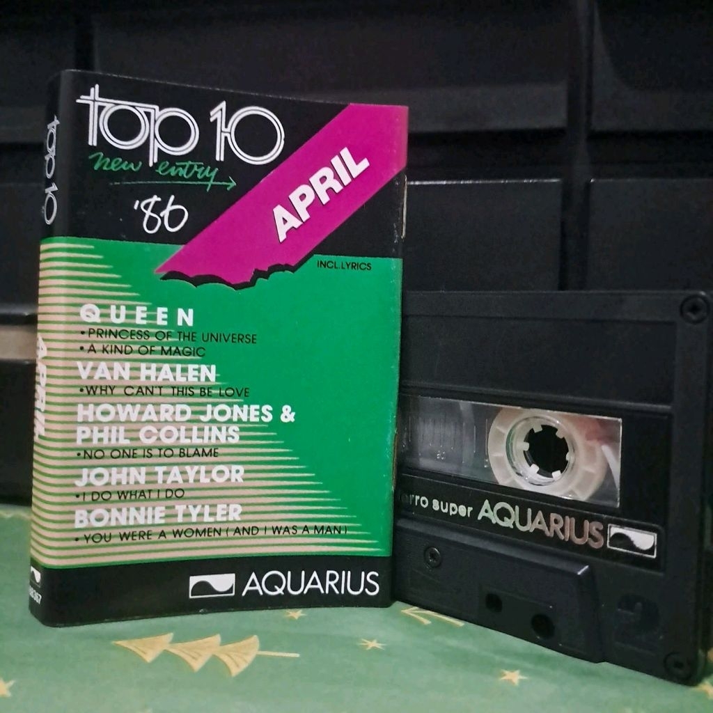 Kaset Pita Top 10 New Entry April '86