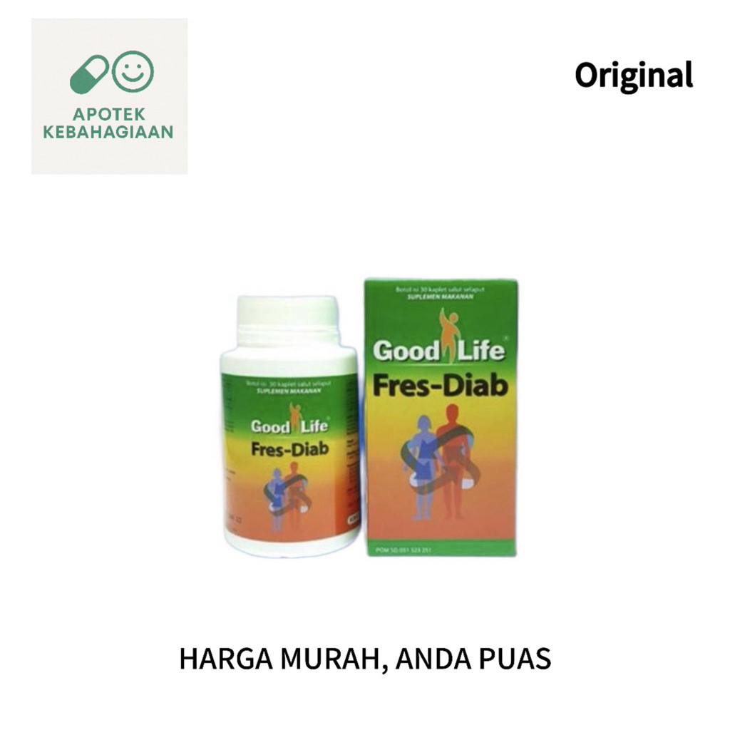 Fres Diab Good Life Botol Isi 30 Tablet Vitamin