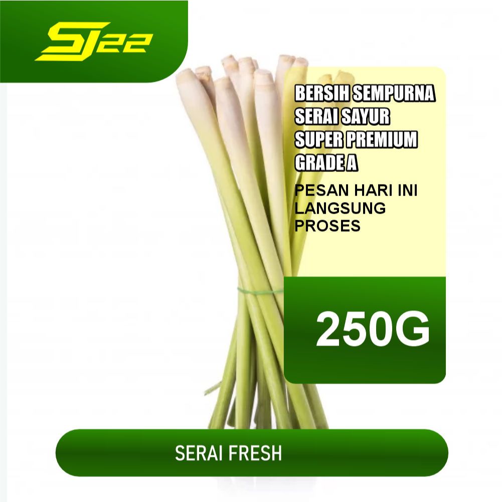 

Sereh/Serai 250grm Fresh / Sereh 250 gram