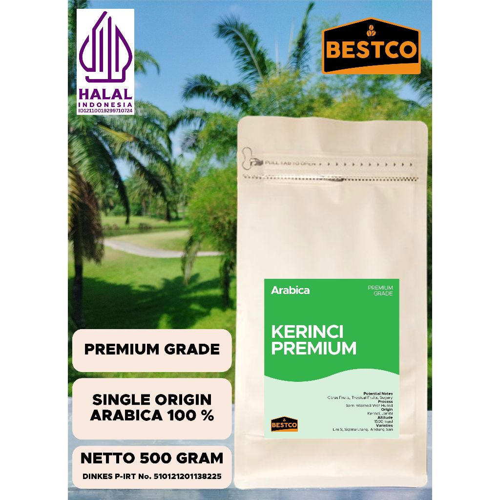 

Kopi Bestco Premium Arabica Kerinci 500 gr