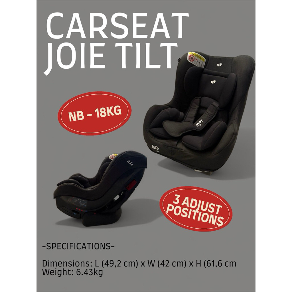 Joie Carseat Tilt Bekas/Second/Preloved-Mulus, Like New