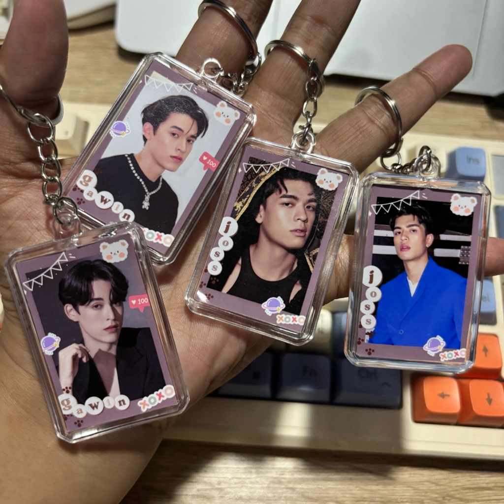 gantungan kunci insert aktor thailand joss wayar gawin caskey jossgawin golden blood gmmtv