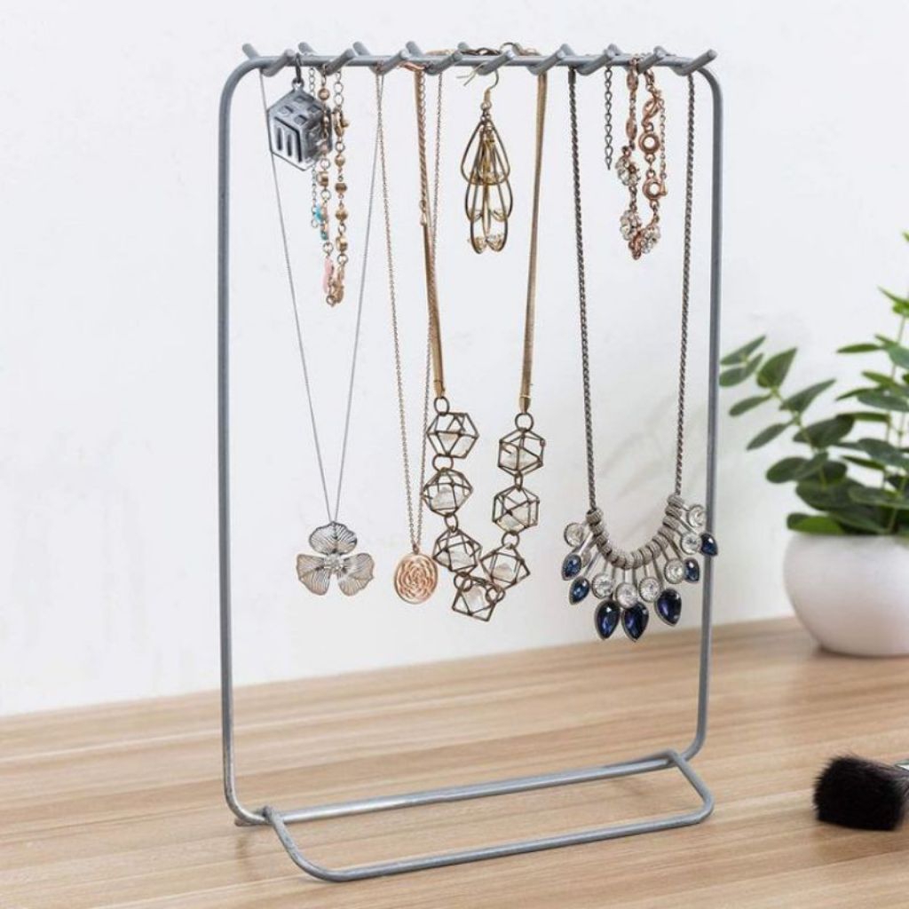 RAK AKSESORIS STAND PERHIASAN KALUNG, GELANG, ANTING