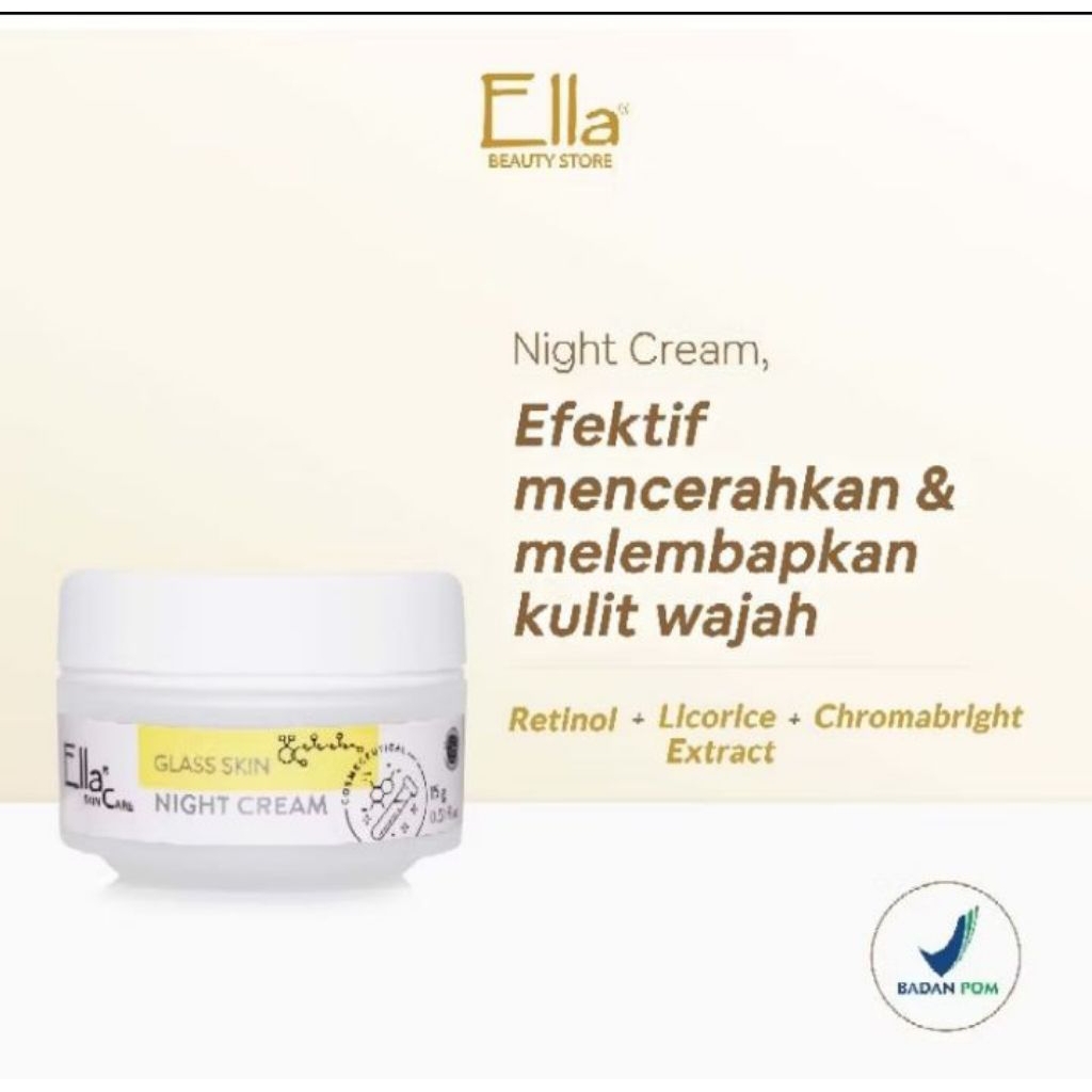 Ella Skincare Glass Skin Night Cream