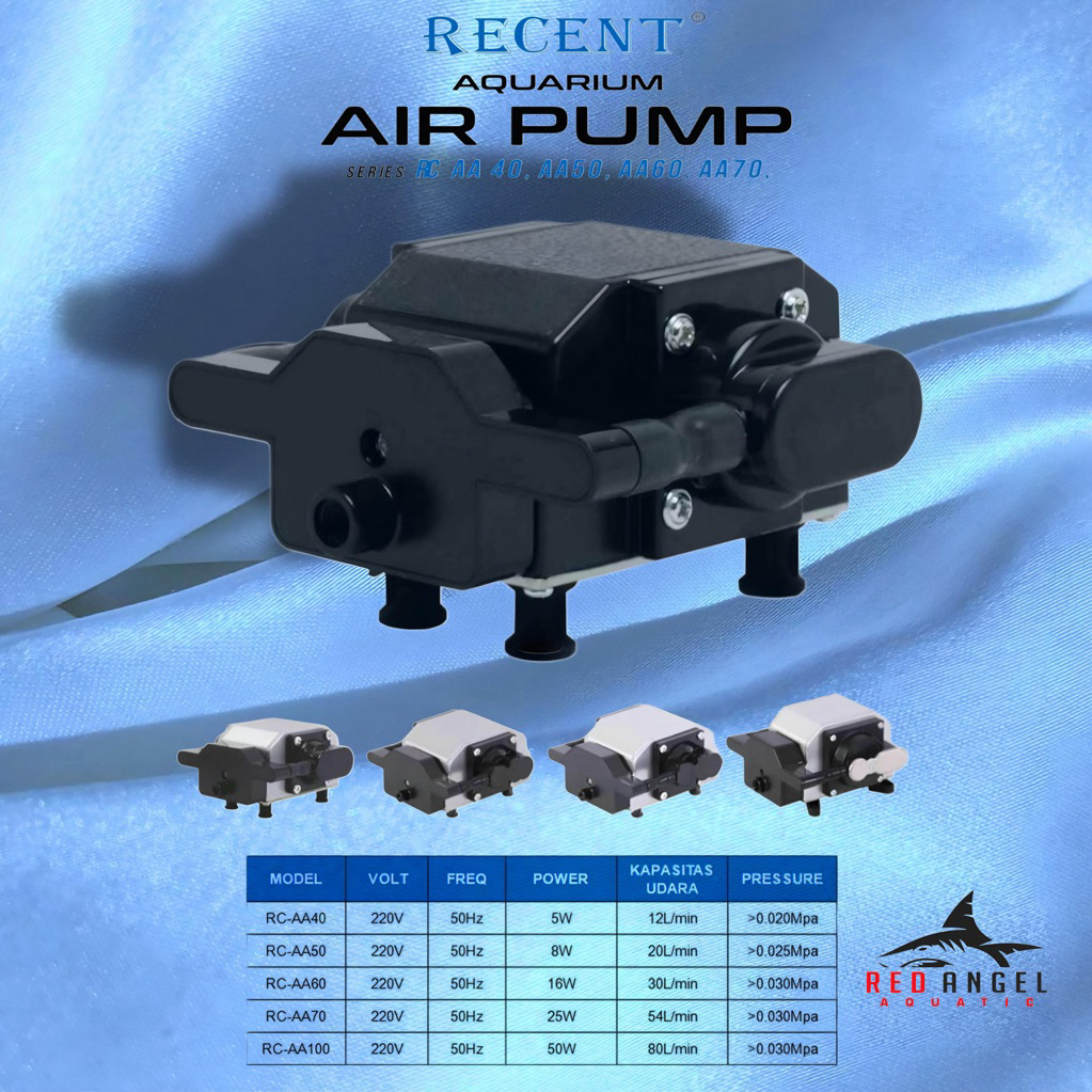 RECENT - RC-AA40 | RC-AA50 | RC-AA100 AERATOR AQUARIUM AIR PUMP