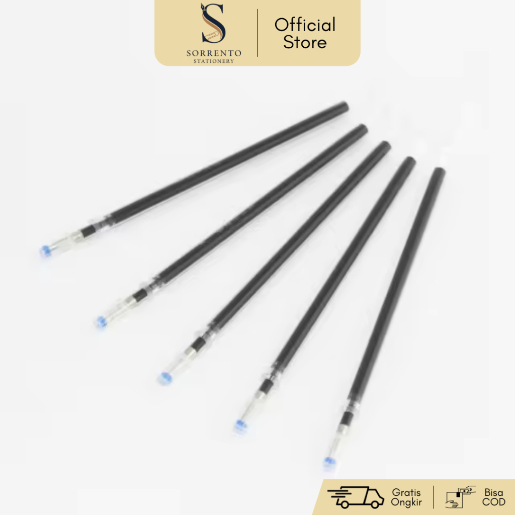

Refill Pulpen Gel 0.5mm - Isi Ulang Tinta Warna Hitam