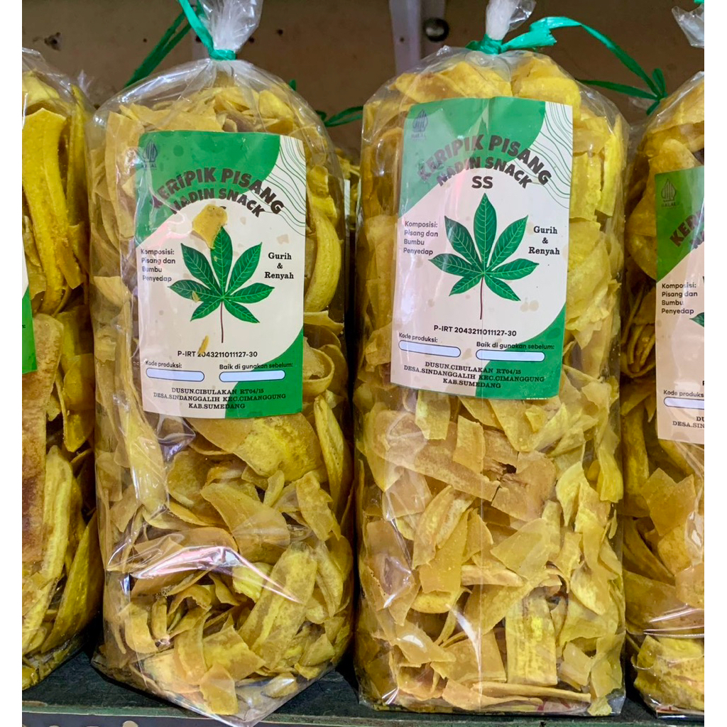 

Keripik Pisang Nadin Renyah Gurih 500gr