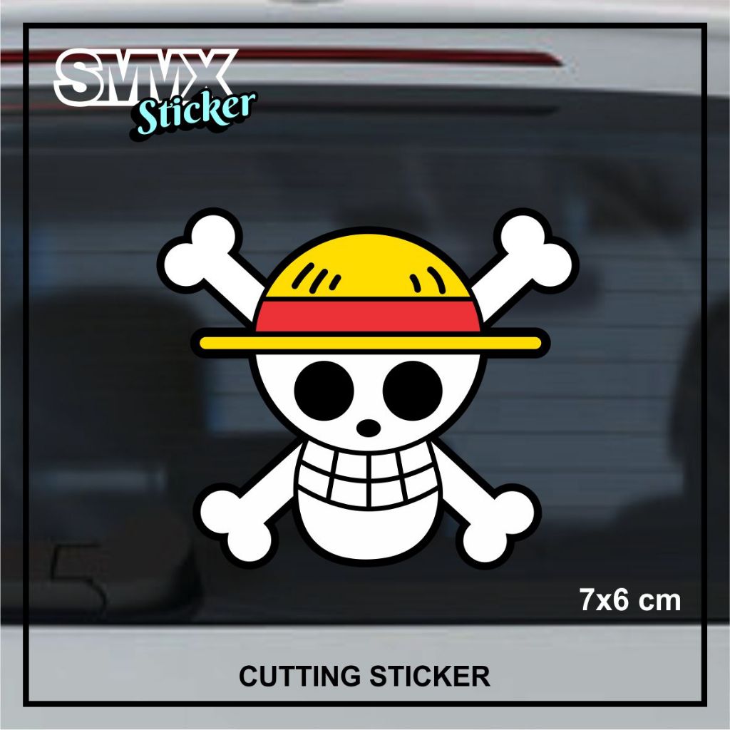 ONE PIECE Logo Sticker / Sticker Lambang One Piece Waterproof