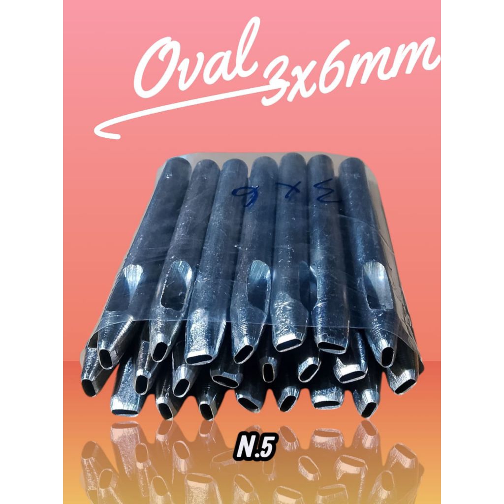 

Plong Oval 3x6mm (n.5)