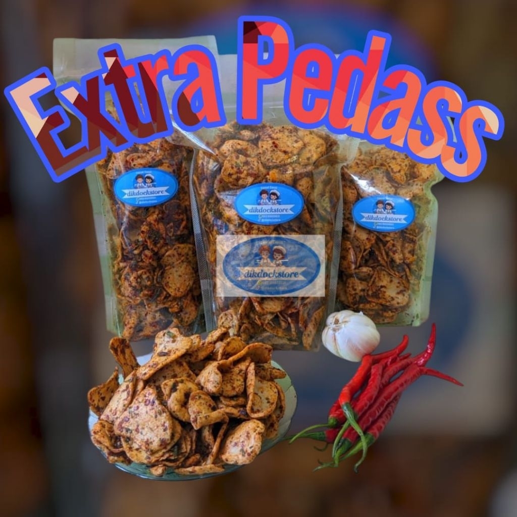 

keripik basreng extra pedas daun jeruk 1kg