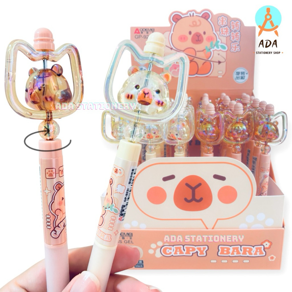

PEN SPINNER CAPYBARA AODEMEI GP-9221 /GEL PEN PUTAR/ PULPEN LUCU