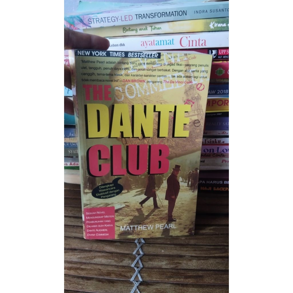 BUKU THE DANTE CLUB, MATTHEW PEARL