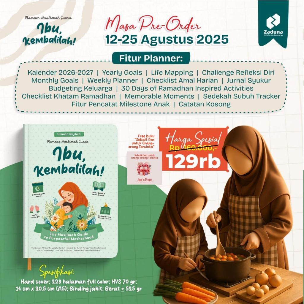 

Kumpulan Muslimah Planner [Pustaka Hulwah]