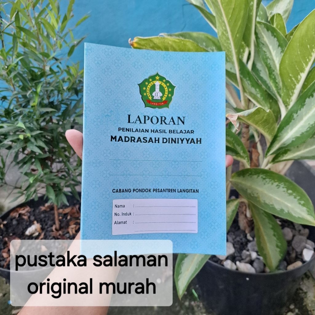 Buku Rapot Madrasah Diniyah/Raport Madrasah Diniyah