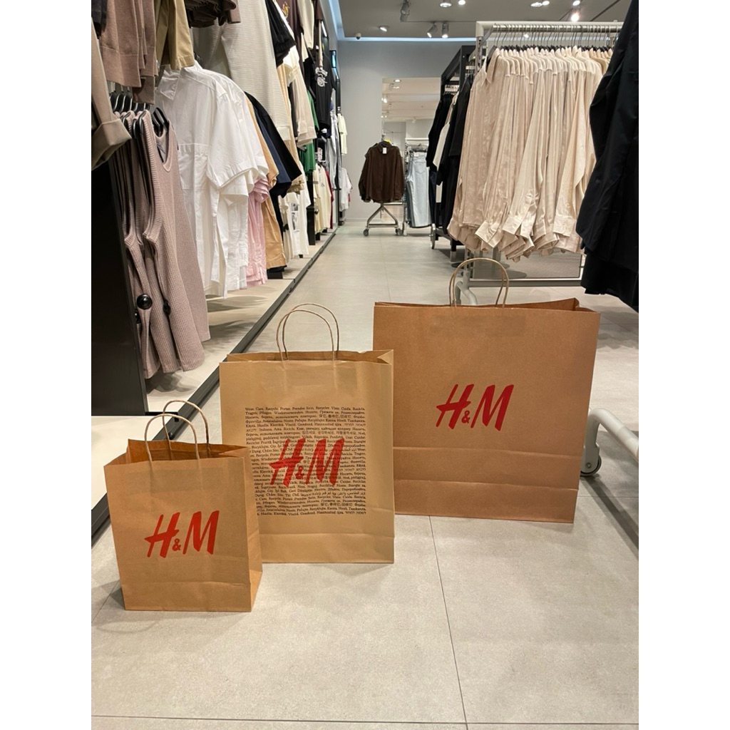 

Paper Bag H&M HNM HM Original Store S M L