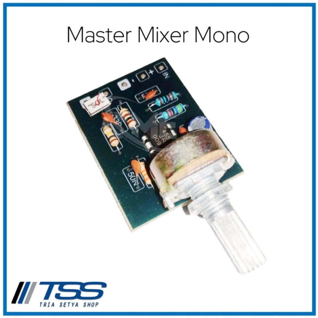 Kit Master Mono bagus / IC JRC4558 +12v /0v / -12v