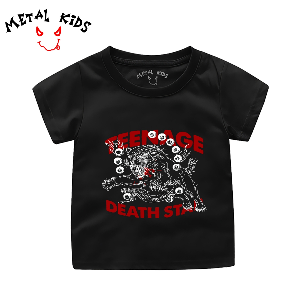 KAOS ANAK TEENAGE DEATH STAR - MACAN OUTLINE | KAOS DISTRO ANAK BAND METAL PREMIUM