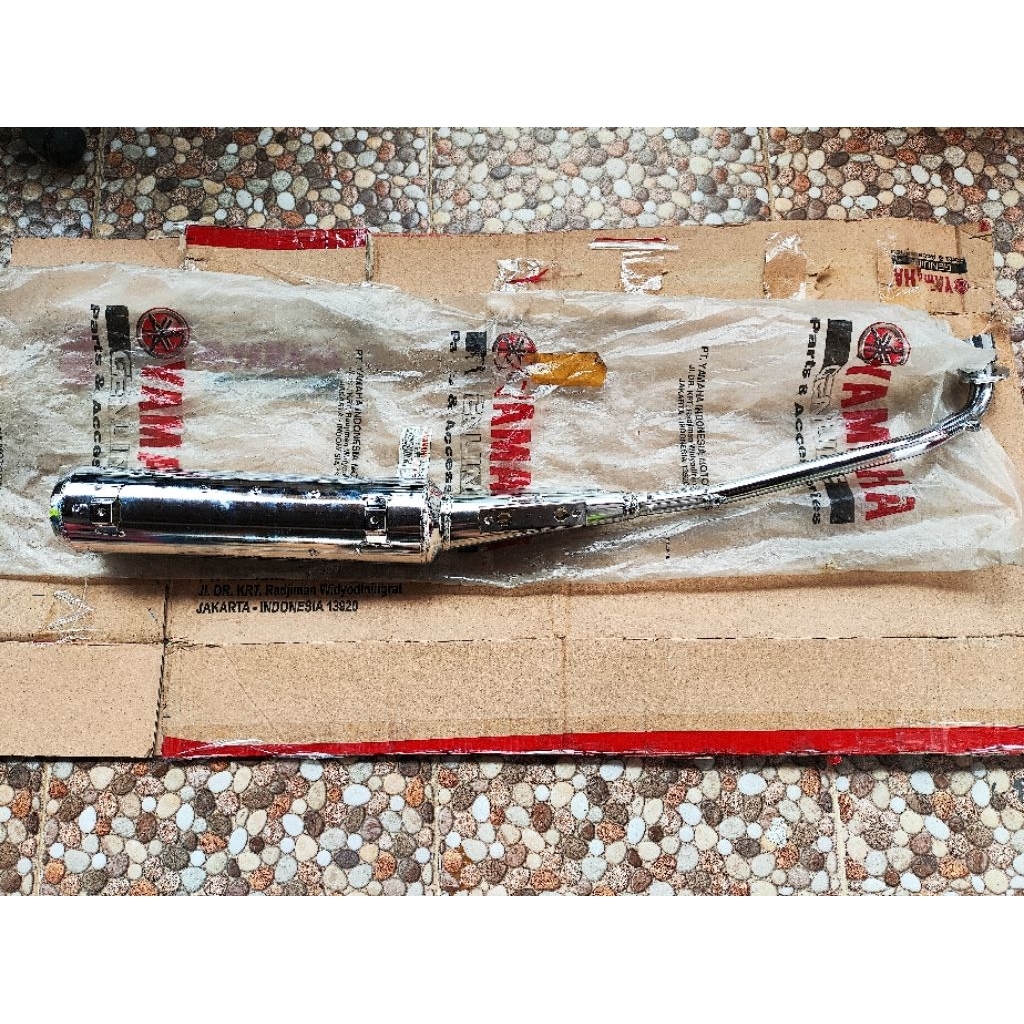 Muffler Tabung Knalpot Original Yamaha JUPITER OLD 105 2001-2004 JUPITER Z | 5LM-E4711-00-93