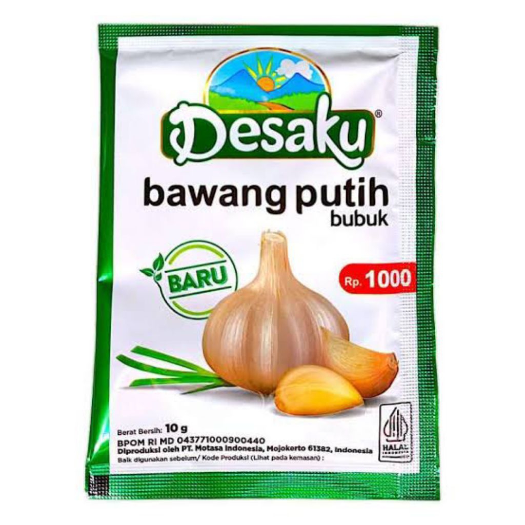 

Desaku Bawang Putih Bubuk 1 Renceng (12 sachet x 6 gram)