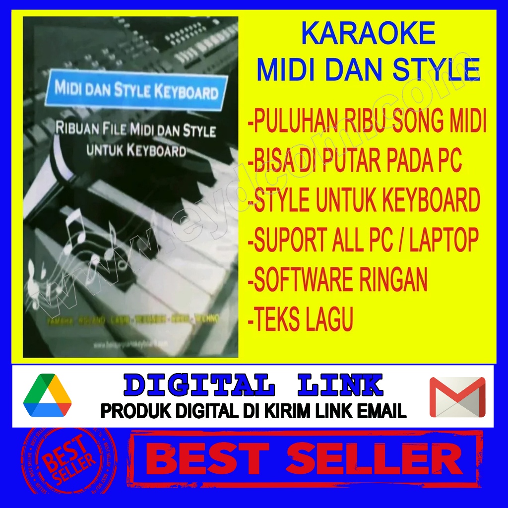 KARAOKE MIDI SONG DAN STYLE YAMAHA CASIO CORG ROLAND APLIKASI KAROKE SOFTWARE FOR PC