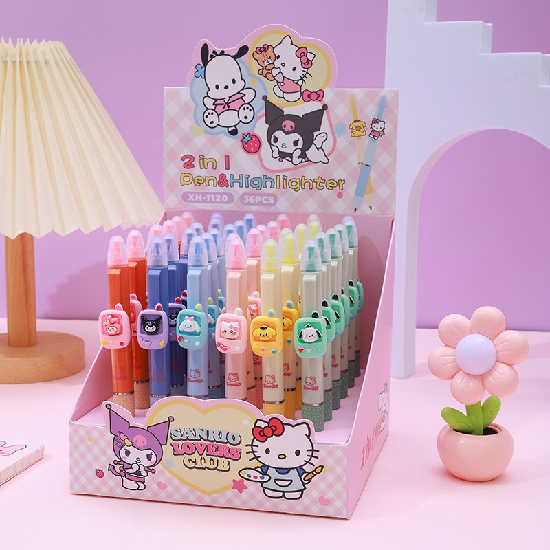 

HS - PULPEN STABILO LUCU | PULPEN WARNA KITTY | HIGHLIGHTER PEN KUROMI | POM | CINAMOROL | MELODY