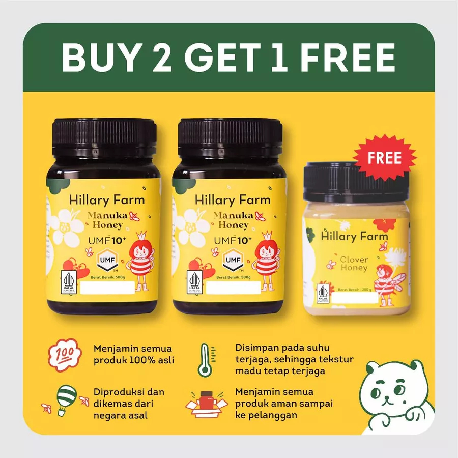 

2 Manuka Honey UMF 10+ Free Madu