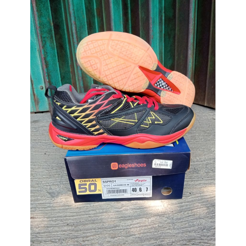 sepatu badminton eagle SS pro 1 original minus
