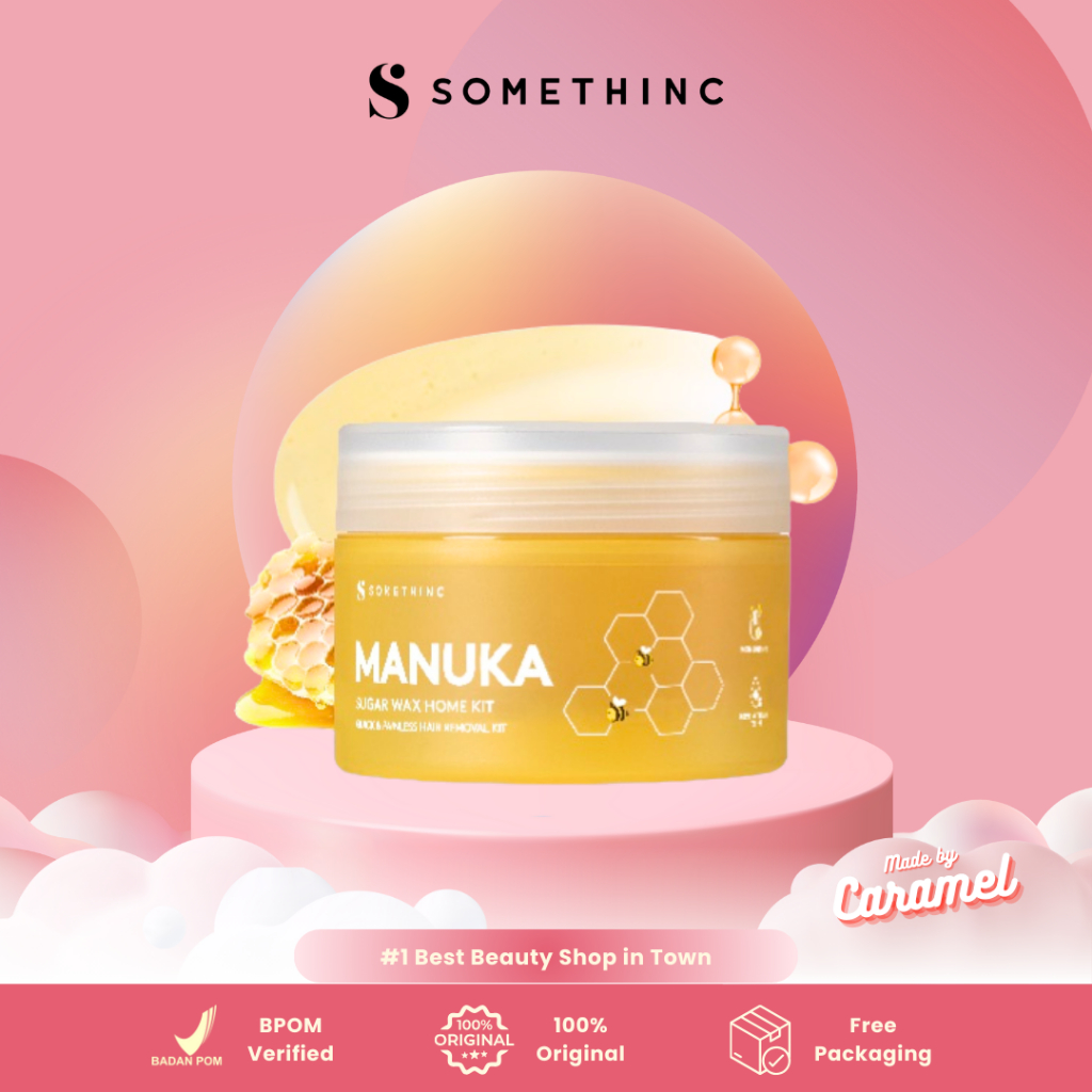 SOMETHINC Manuka Sugar Wax Waxing Home Kit - Waxing Natural untuk Tubuh
