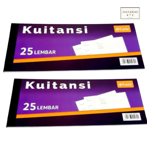 

Buku Kuitansi Forte Ukuran Kecil 25 Sheet