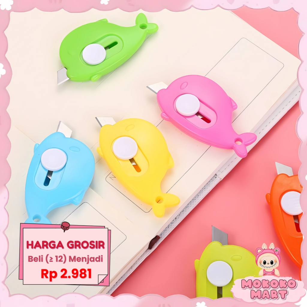 

MM MINI CUTTER PORTABLE / PISAU PEMOTONG KERTAS DAN PAKET UNBOXING SERBAGUNA Cutter Mini LG-17