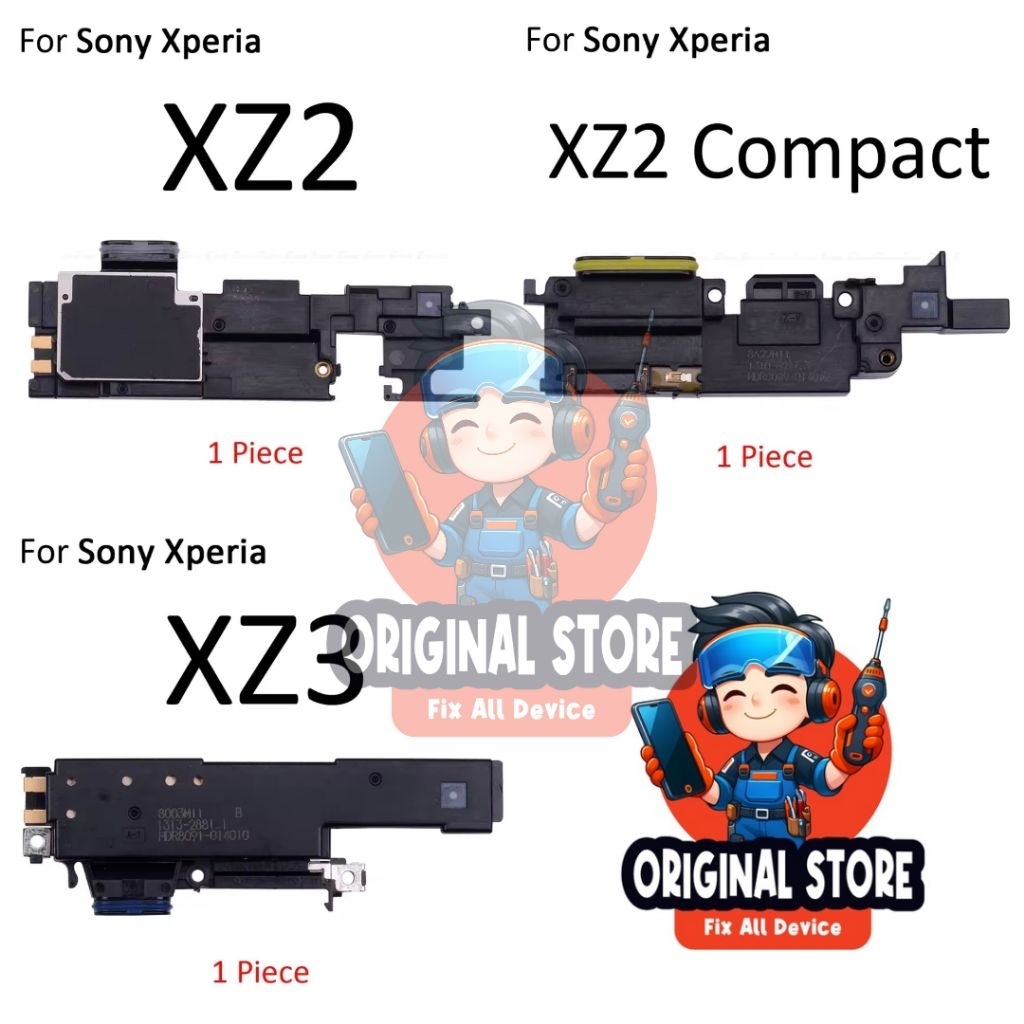 Buzzer / loudspeaker sony Xperia XZ2 XZ3 XZ2 compact mini speaker dering bagian bawah