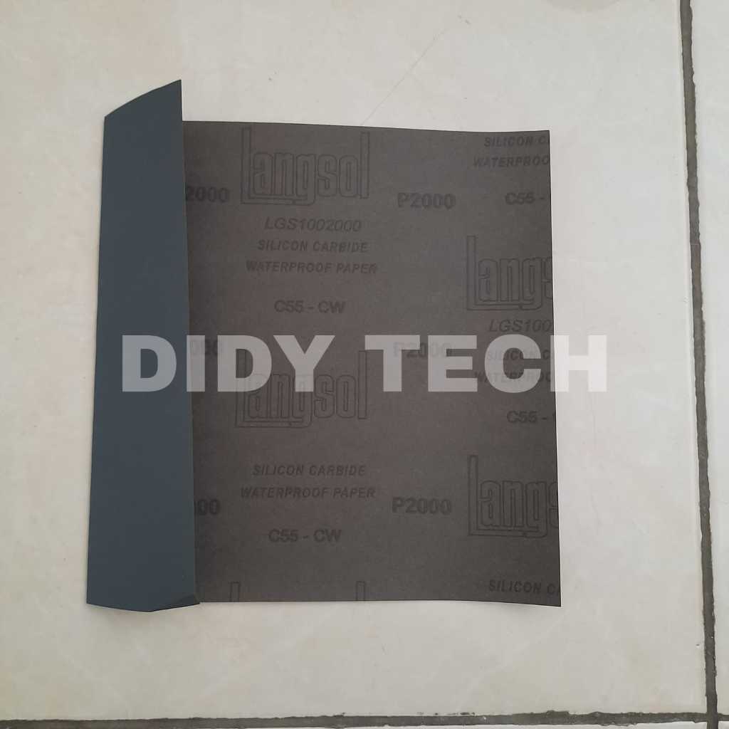 AMPLAS kertas lembaran WATER PROOF GRIT P2000