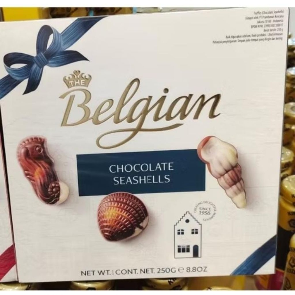 

Cokelat Belgian Seashells Heart 250gr