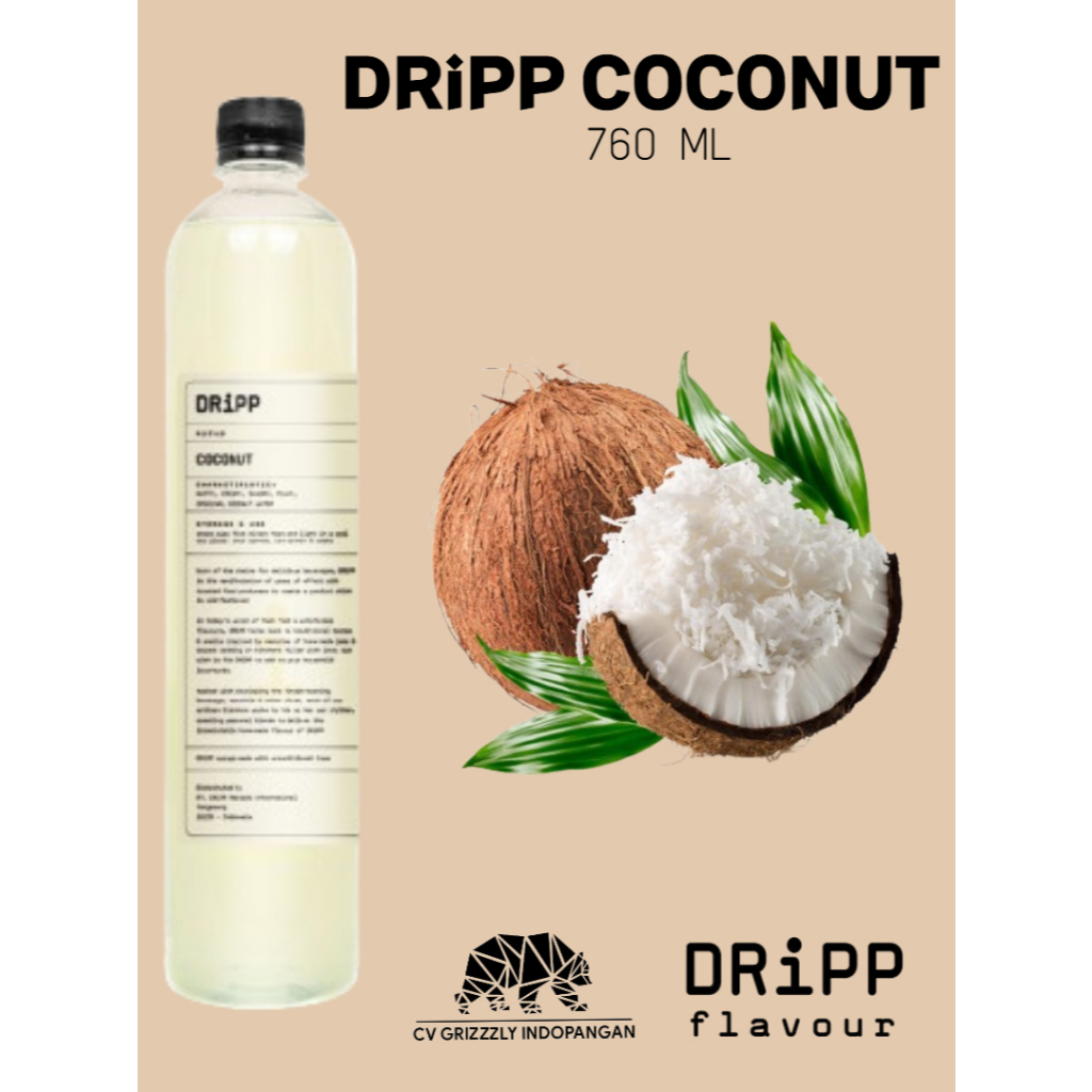 

DRiPP Coconut Flavour Syrup (Sirup Rasa Kelapa)