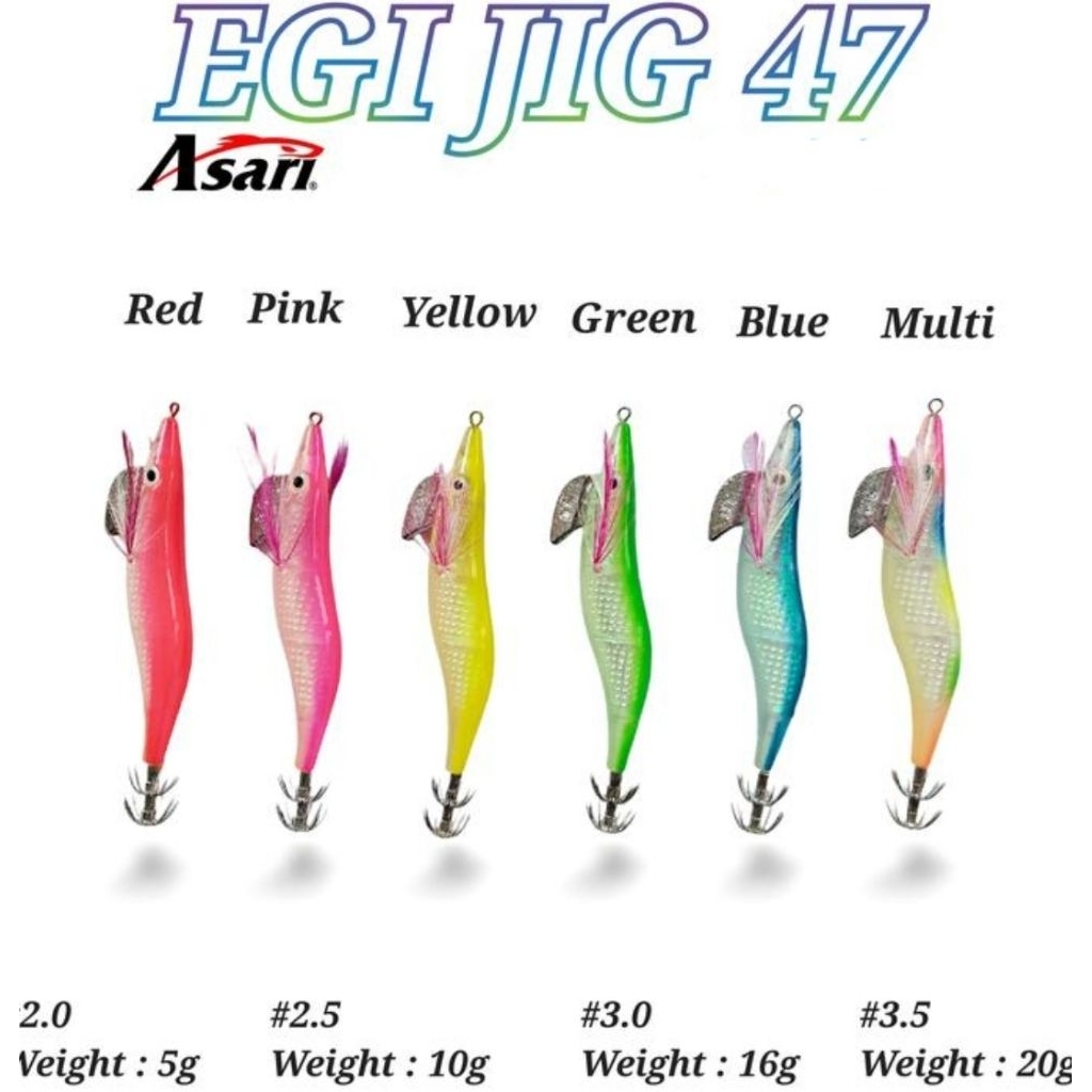 egi asari 47 umpan cumi