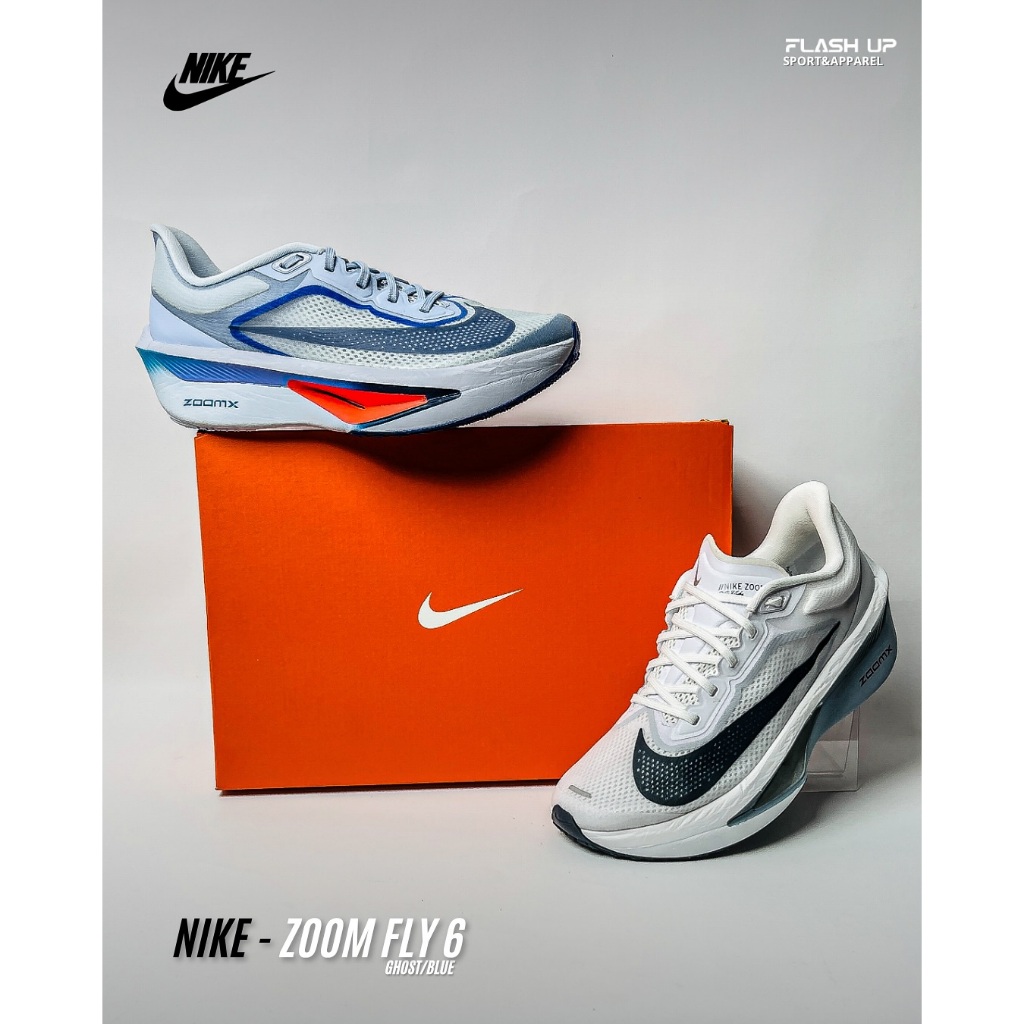 SEPATU RUNNING / LARI PLAT KARBON NIKE - ZOOM FLY 6