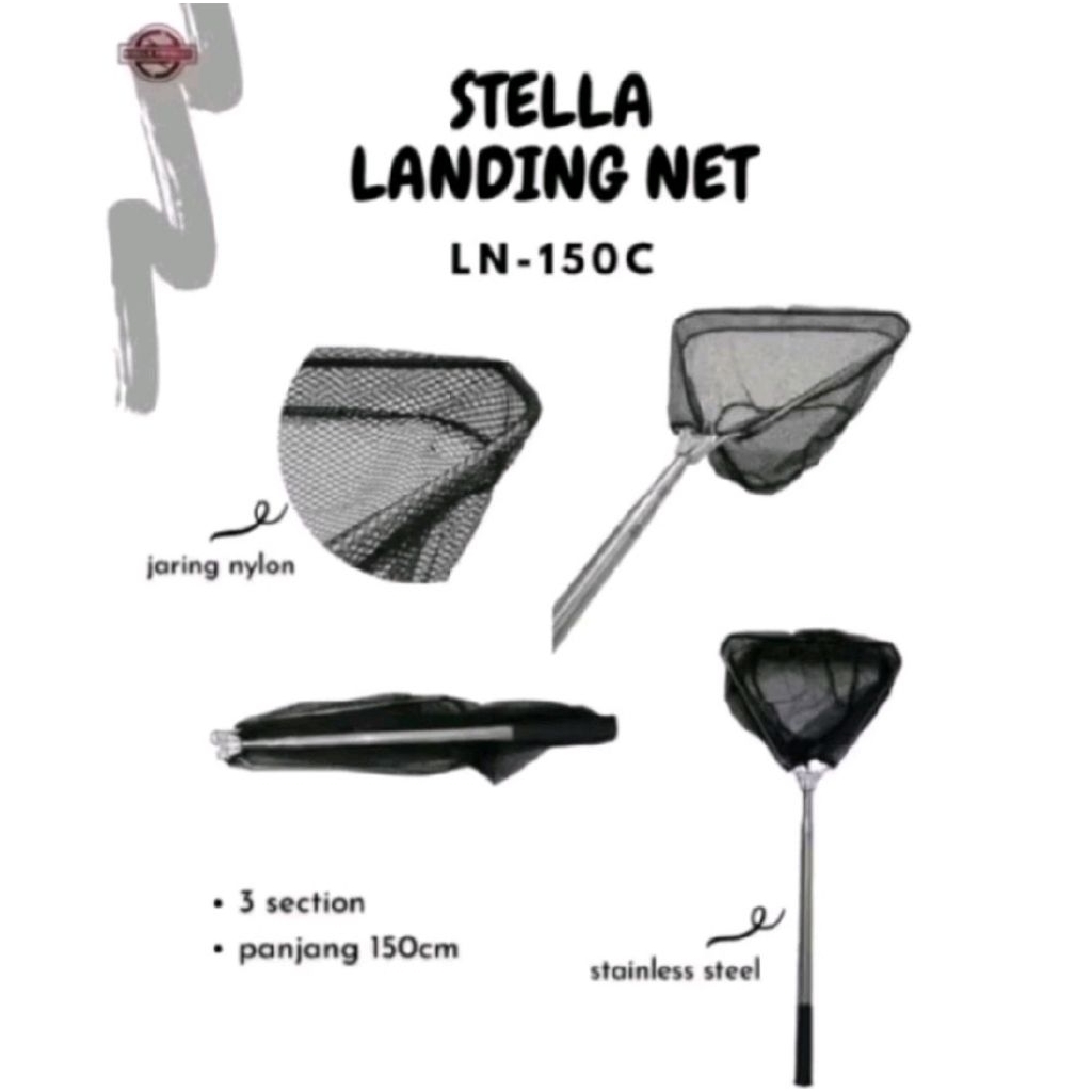STELLA LANDING NET / SEROK IKAN LIPAT ZOOM