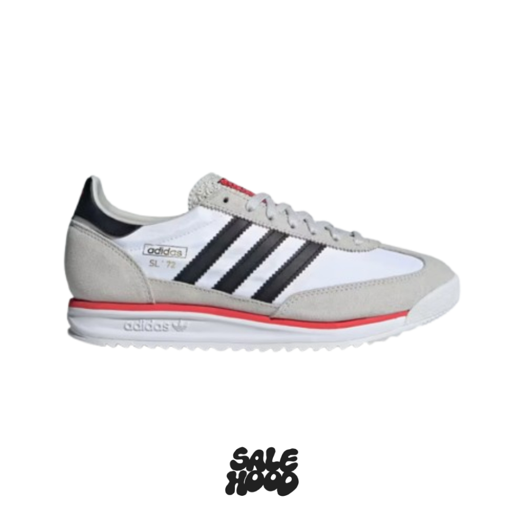 Sepatu Adidas Men's SL 72 RS Shoes Cloud White / Core Black / Grey One - JS0746