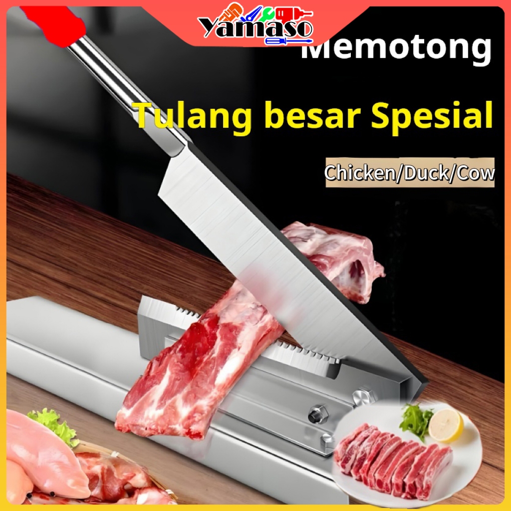 Pisau Potong Boning knife Tulang Premium – Ekstra Panjang & Tebal, Cocok untuk Memotong Ayam, Bebek,