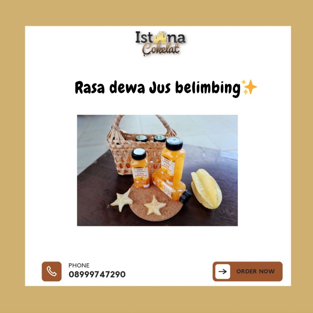

Jus Belimbing Satuan 250ml